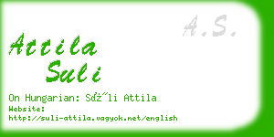 attila suli business card